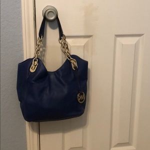 Michael Kors Blue Leather purse